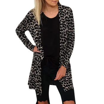 New Autumn Winter Jacket Women Nice Casual Leopard Jackets Loose Long Female Coats Open Stitch Outerwear Chaqueta Mujer
New Autumn Winter Jacket Women Nice Casual Leopard Jackets Loose Long Female Coats Open Stitch Outerwear Chaqueta Mujer