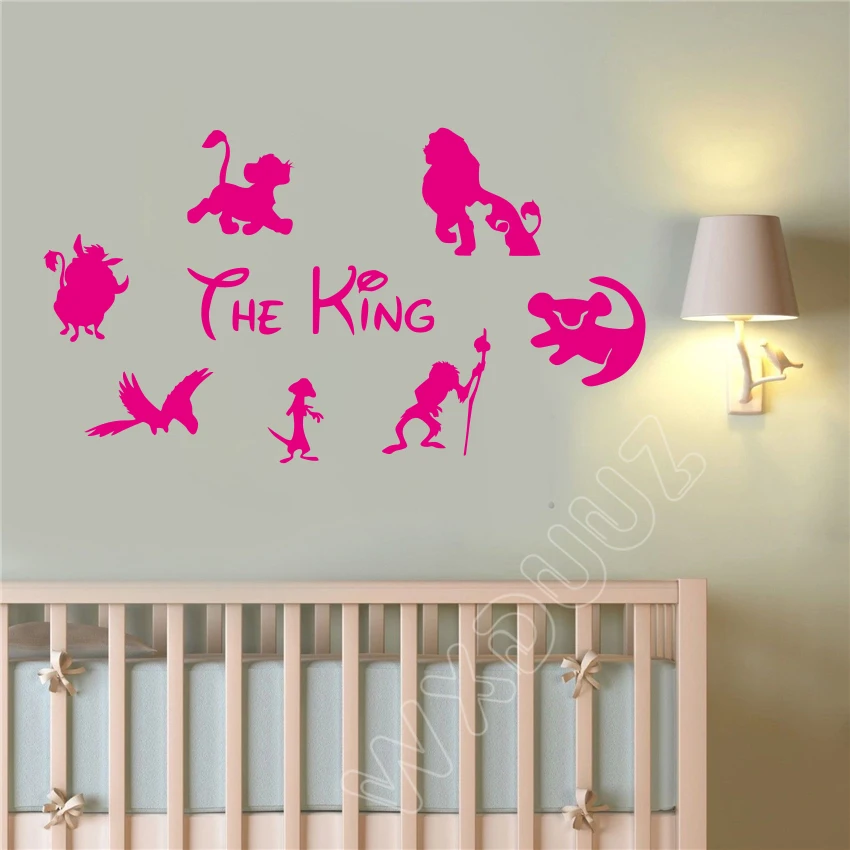 Lion King Art Deco Customized Name Cartoon Sticker Simba Kindergarten Wall Decoration Wall Sticker Children's Room Mural Vinyl
Lion King Art Deco Customized Name Cartoon Sticker Simba Kindergarten Wall Decoration Wall Sticker Children's Room Mural Vinyl