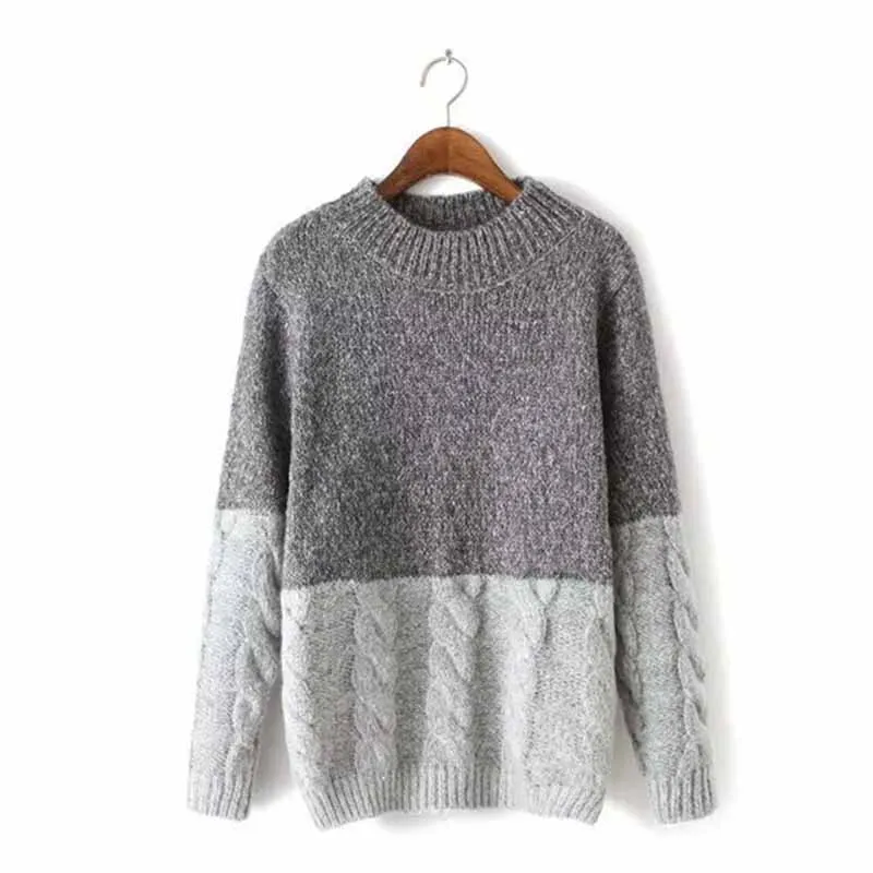 New Large size Knit Sweaters Women Autumn Winter Coarse lines Thicken Pullover Female Casual Long sleeve Bottoming Sweaters G384
New Large size Knit Sweaters Women Autumn Winter Coarse lines Thicken Pullover Female Casual Long sleeve Bottoming Sweaters G384