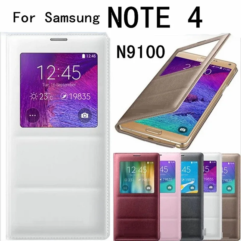 Slim View Original Back Battery Housing Leather Case Flip Cover Shell Holster For Samsung Galaxy Note 4 Note4 N910 N9100
Slim View Original Back Battery Housing Leather Case Flip Cover Shell Holster For Samsung Galaxy Note 4 Note4 N910 N9100