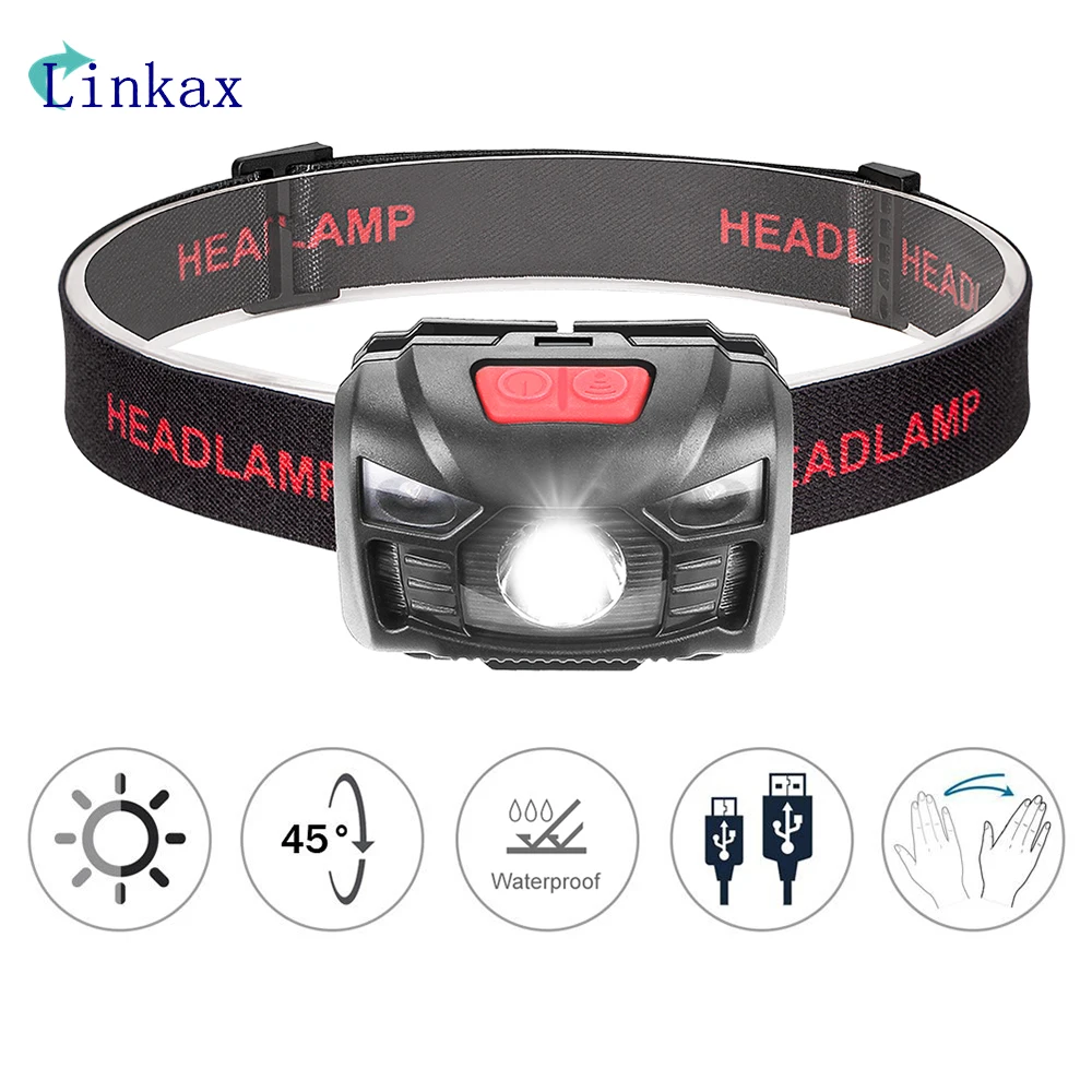 Mini 5 Modes Induction LED Headlamp LED Rechargeable Headlamp Finger Induction Headlights Head Light Lamp Built-in Battery
Mini 5 Modes Induction LED Headlamp LED Rechargeable Headlamp Finger Induction Headlights Head Light Lamp Built-in Battery