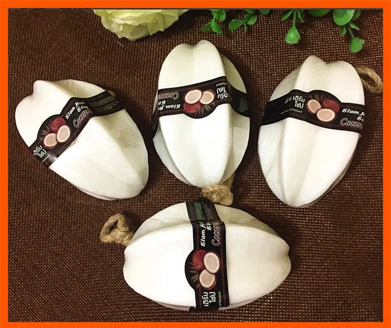 Thailand Siam Herb 100% natural Coconut milk fruit Oil Handmade Soap skin cleansing wash Acne Treatment Shrink Pore Face Care
Thailand Siam Herb 100% natural Coconut milk fruit Oil Handmade Soap skin cleansing wash Acne Treatment Shrink Pore Face Care
