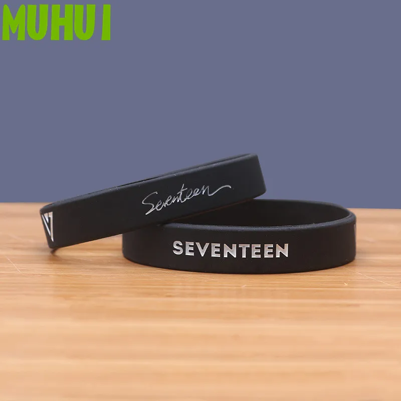 1pc Kpop SEVENTEEN Black Silicone Bracelet For Women High Quality Bracelets Men Jewelry Wholesale 19200
1pc Kpop SEVENTEEN Black Silicone Bracelet For Women High Quality Bracelets Men Jewelry Wholesale 19200