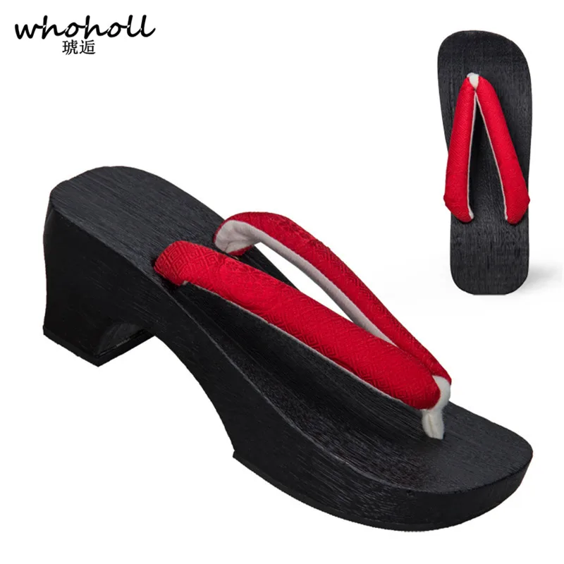 WHOHOLL Japanese Women Clogs Flip Flops Square Heel Paulownia Geta Cosplay Costumes Kimono Shoes Summer Sandals Wooden Shoes
WHOHOLL Japanese Women Clogs Flip Flops Square Heel Paulownia Geta Cosplay Costumes Kimono Shoes Summer Sandals Wooden Shoes