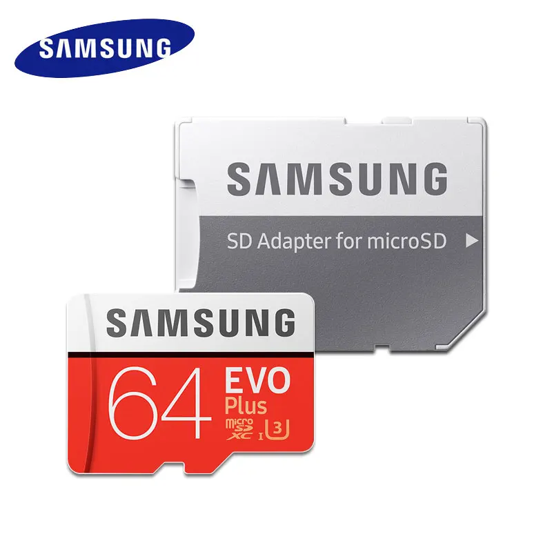 

SAMSUNG Micro SD Card 64gb Class10 Microsd 32gb 128gb Memory Card EVO PLUS C10 TF tarjeta micro sd carte 64G U3U1 for Cellphone