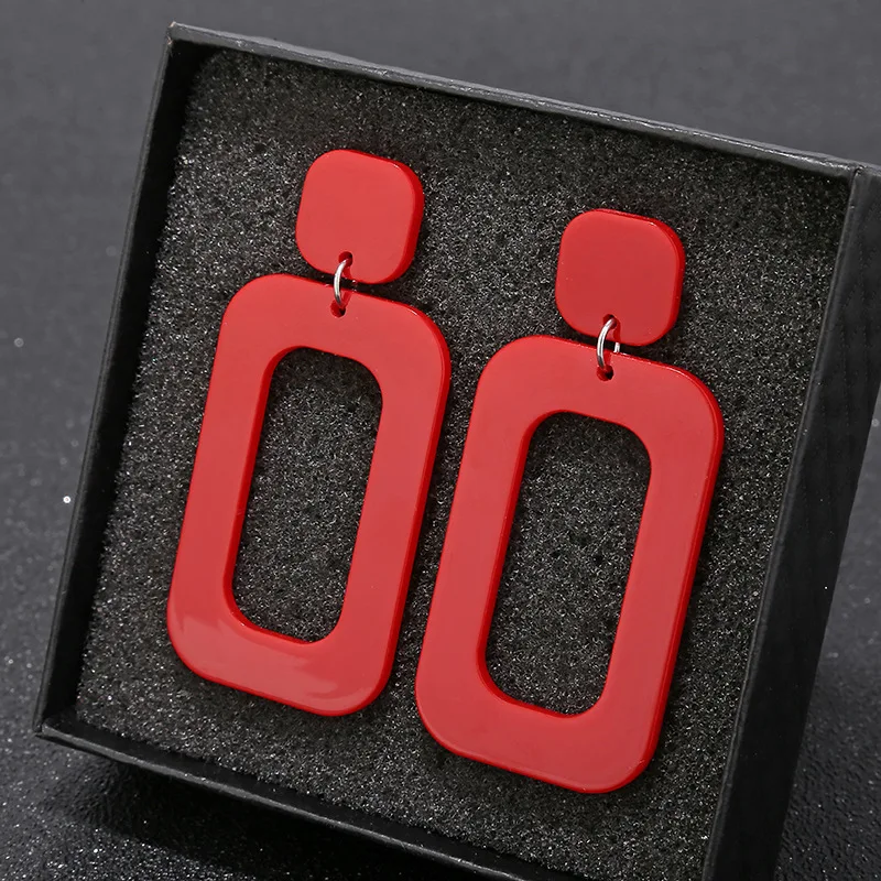 Big Square Drop Earrings Red White Black Earrings Geometric Acrylic Earrings Korean Simple Romantic Eardrop Girl Wedding Jewelry
Big Square Drop Earrings Red White Black Earrings Geometric Acrylic Earrings Korean Simple Romantic Eardrop Girl Wedding Jewelry