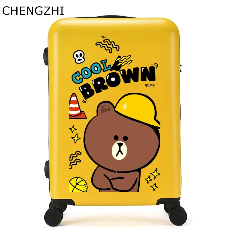 CHENGZHI Cartoon Kids 20"24"26"inch ABS+PC Travel Trolley Bags Suitcase Children Rolling Luggage Travel Bag On Wheels
CHENGZHI Cartoon Kids 20"24"26"inch ABS+PC Travel Trolley Bags Suitcase Children Rolling Luggage Travel Bag On Wheels
