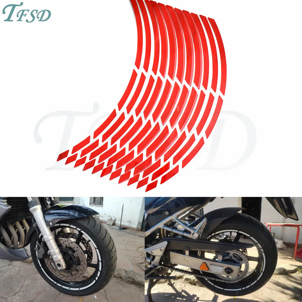 Car motorcycle Tire Rim Stickers 17"-19" Reflective Wheel Tyre Sticker Decors for BMW F800GS F800R F800GT F800ST F800S F700GS
Car motorcycle Tire Rim Stickers 17"-19" Reflective Wheel Tyre Sticker Decors for BMW F800GS F800R F800GT F800ST F800S F700GS