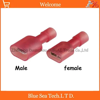 200PCS F/MDFN1.25-250 Red Male&female cold-pressed terminal Connectors and Splices For 0.5-1.5mm2,22-16 AWG Wire
200PCS F/MDFN1.25-250 Red Male&female cold-pressed terminal Connectors and Splices For 0.5-1.5mm2,22-16 AWG Wire