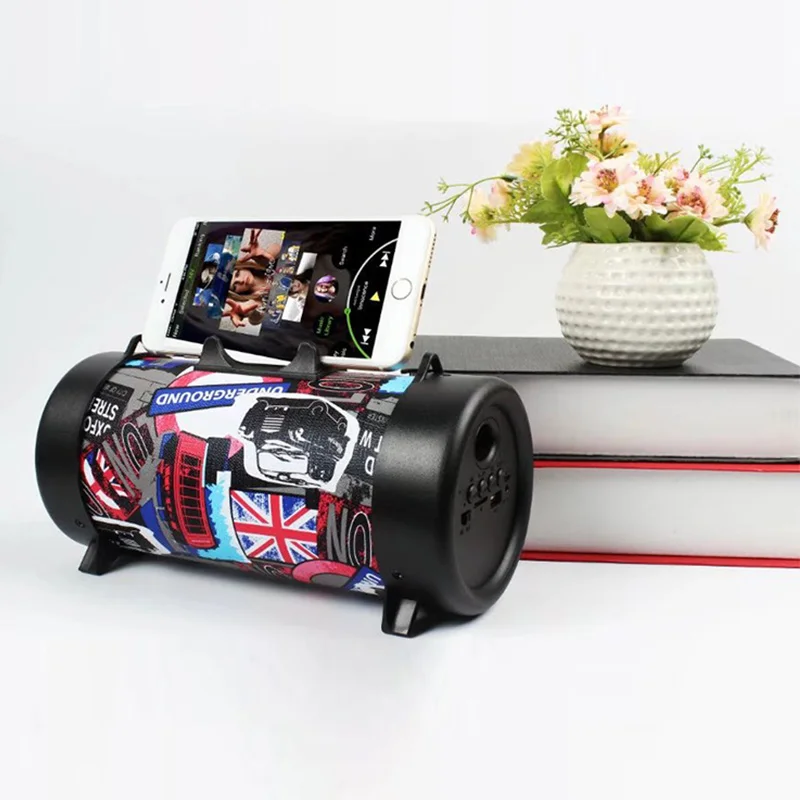 Wireless Bluetooth Speaker Cylinder Loudspeaker Surround Portable Stereo Music Waterproof Outdoor Speaker Phone Holder Subwoofer
Wireless Bluetooth Speaker Cylinder Loudspeaker Surround Portable Stereo Music Waterproof Outdoor Speaker Phone Holder Subwoofer