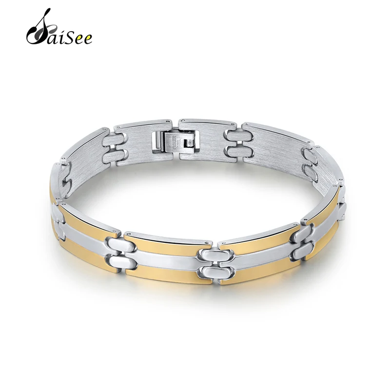 SAISEE 316L Stainless Steel Bracelets Men Chain Link Charms Bracelet For Men Jewelry Gold Silver Bracelet Male femme Gift
SAISEE 316L Stainless Steel Bracelets Men Chain Link Charms Bracelet For Men Jewelry Gold Silver Bracelet Male femme Gift