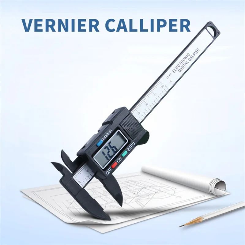Professional 150mm 6inch LCD Electronic Digital Vernier Caliper Gauge mm/inch Micrometer Paquimetro Measuring Tools
Professional 150mm 6inch LCD Electronic Digital Vernier Caliper Gauge mm/inch Micrometer Paquimetro Measuring Tools