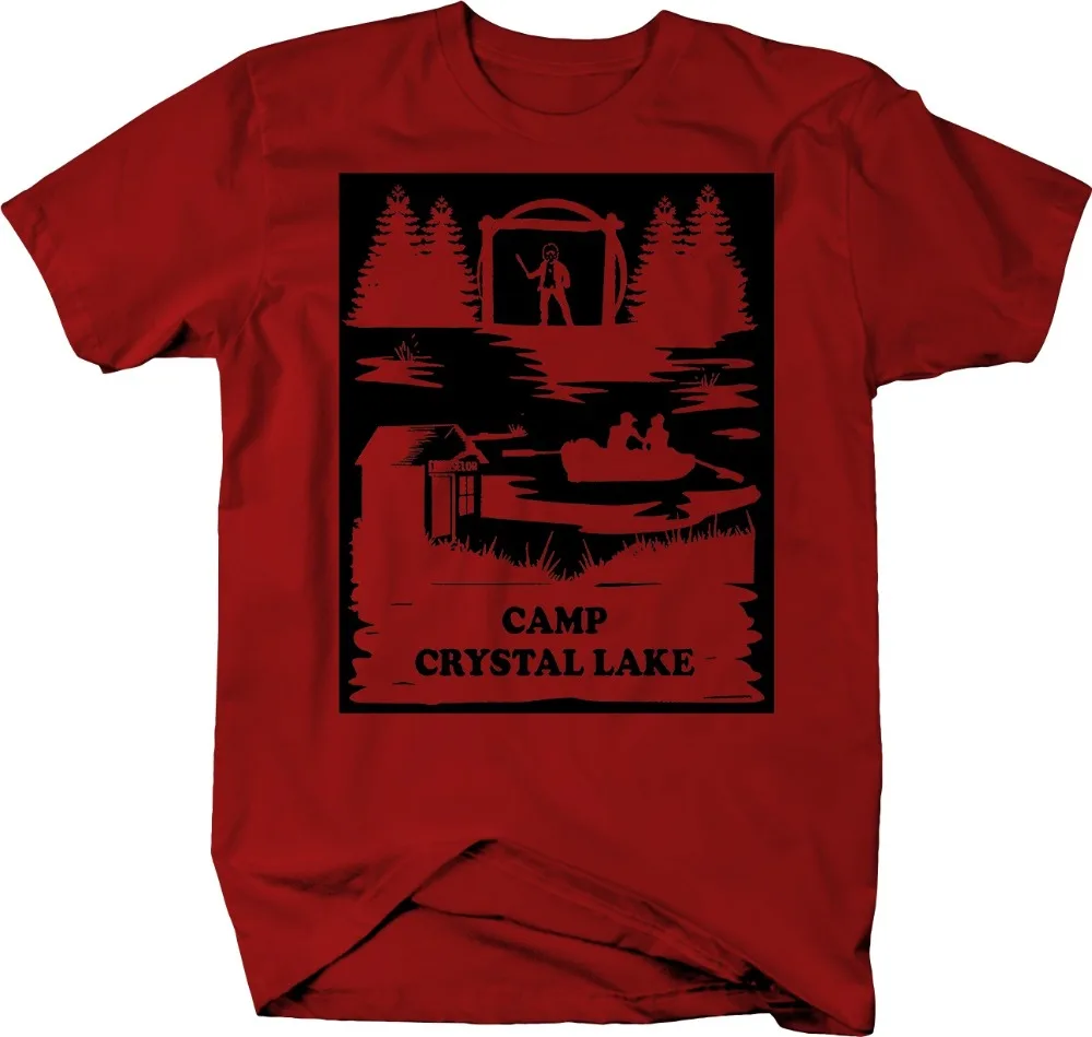 Camp Crystal Lake Jason Scary 2019 New Fashion Design Men Brand In Cotton Printed Cool Tee Shirts
Camp Crystal Lake Jason Scary 2019 New Fashion Design Men Brand In Cotton Printed Cool Tee Shirts