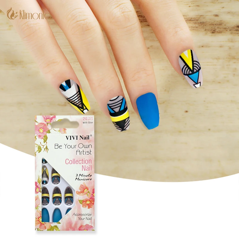 24pcs Ballerina Coffin Shape Press On False Nail Tips Middle Fake Nail With Glue Pre-designed Nail Polish nep nagels
24pcs Ballerina Coffin Shape Press On False Nail Tips Middle Fake Nail With Glue Pre-designed Nail Polish nep nagels