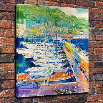 LeRoy Neiman HD Print Modern Abstract Harbor At Monaco Oil Painting on Canvas Poster Wall Art Picture for Living Room Home Decor
LeRoy Neiman HD Print Modern Abstract Harbor At Monaco Oil Painting on Canvas Poster Wall Art Picture for Living Room Home Decor