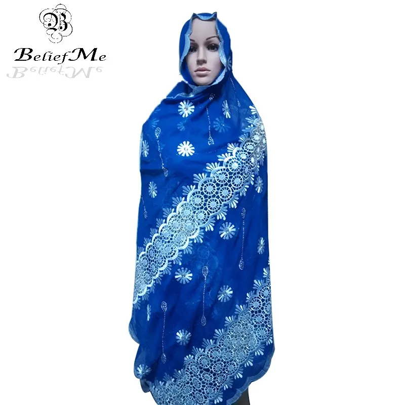 Royal blue scarf ! New African scarfs,2019 muslim embroidery women scarf ,big embroidery scarf for shawls wraps free shipping
Royal blue scarf ! New African scarfs,2019 muslim embroidery women scarf ,big embroidery scarf for shawls wraps free shipping