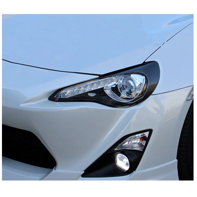 gt 86 carbon fiber eyebrow  headlight lips brows Fit For Toyota gt86 2012-201602