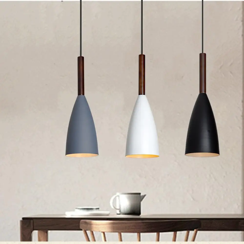 Nordic colorful led Pendant Light Denmark Home foyer Modern Hanging Lamp Lampshade Bedroom/Kitchen island pendant MING | Лампы и