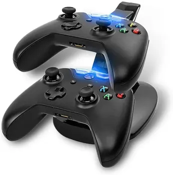 LED Light Dual Charge USB Charging Dock Stand Charger For xbox one Controller Controle Console Gamepad Accessory
LED Light Dual Charge USB Charging Dock Stand Charger For xbox one Controller Controle Console Gamepad Accessory