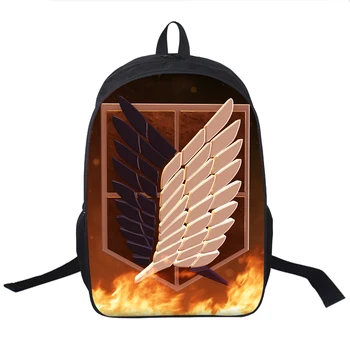 Surprise gift Attack on Titan backpack school Backpack Children Boys Girls Daily Backpack 
Surprise gift Attack on Titan backpack school Backpack Children Boys Girls Daily Backpack