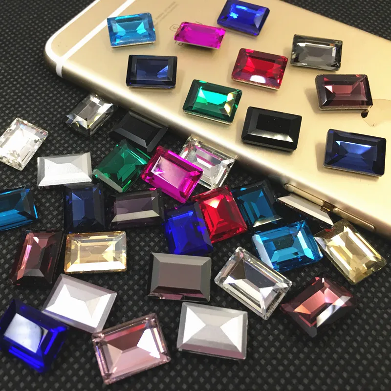 More Colors Rectangle Glass Crystal fancy stone 10x14mm,13x18mm Pointback Jewelry Beads No holes multi colors
More Colors Rectangle Glass Crystal fancy stone 10x14mm,13x18mm Pointback Jewelry Beads No holes multi colors