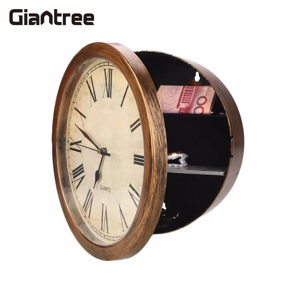 giantree Golden Secret Wall Clock Safe Jewellery Stuff Wall-Mounted Hanging Key Money Storage Container Safe Box Insurance cache
giantree Golden Secret Wall Clock Safe Jewellery Stuff Wall-Mounted Hanging Key Money Storage Container Safe Box Insurance cache