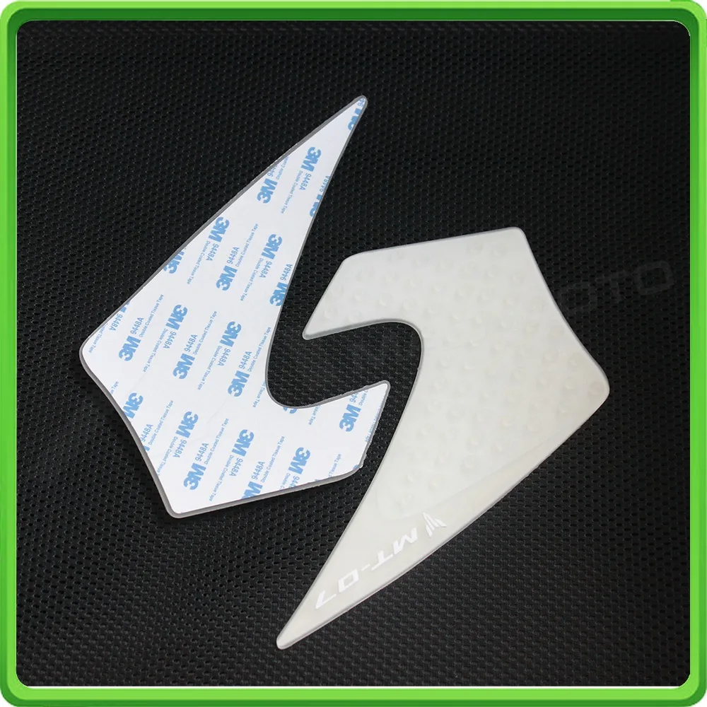 Motorcycle Tank Traction Side Pad Gas Fuel Knee Grip Decal For YAMAHA MT-07 FZ 07 FZ07 2013 2014 2015 2016 2017 (5)
