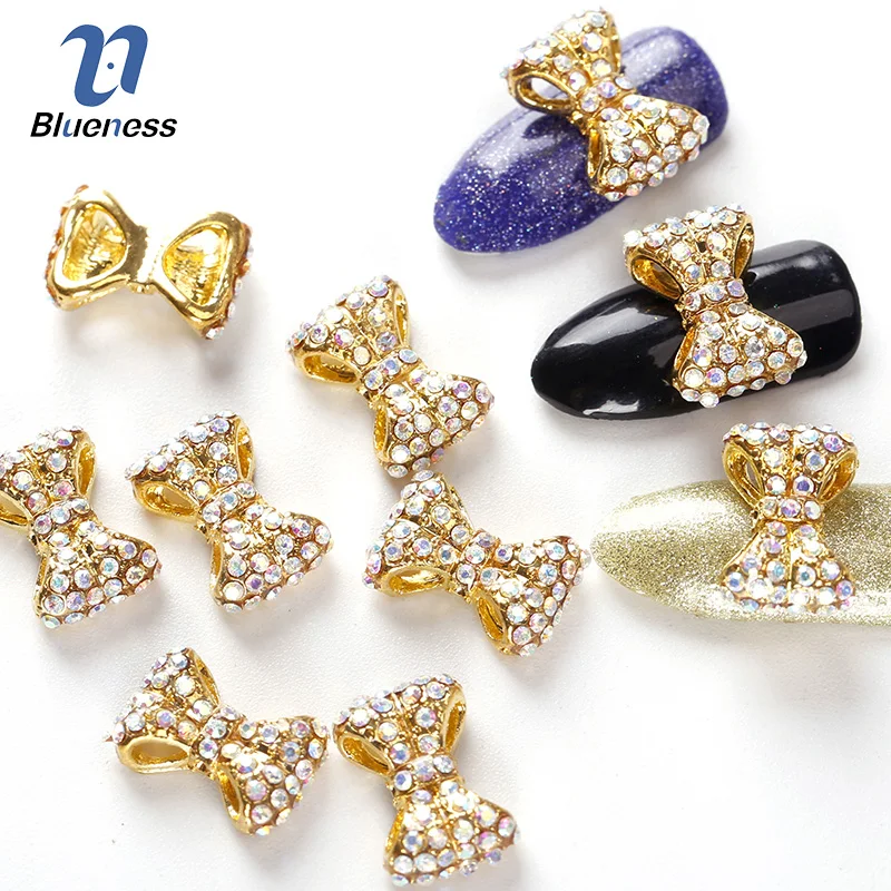 Blueness 10Pcs 3D Glitter Nail Art Decorations DIY Crystal Bow Design Manicure Nail UV Gel Rhinestones Accessories Studs TN2255
Blueness 10Pcs 3D Glitter Nail Art Decorations DIY Crystal Bow Design Manicure Nail UV Gel Rhinestones Accessories Studs TN2255