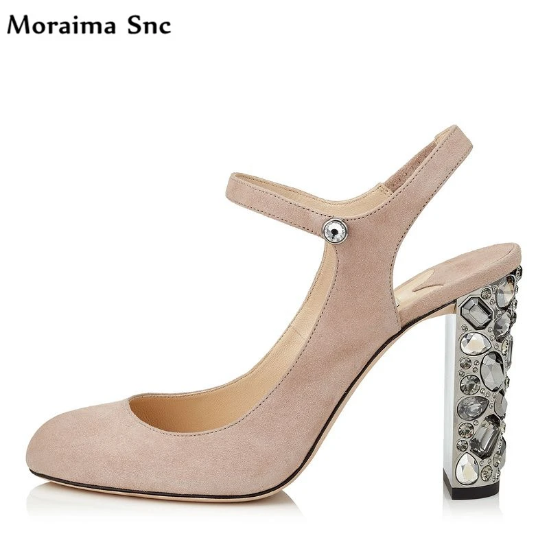 Moraima Snc 2019 women sandals square toe vintage suede square heel Colorful Rivets studded Decoration high heel casual shoes
Moraima Snc 2019 women sandals square toe vintage suede square heel Colorful Rivets studded Decoration high heel casual shoes