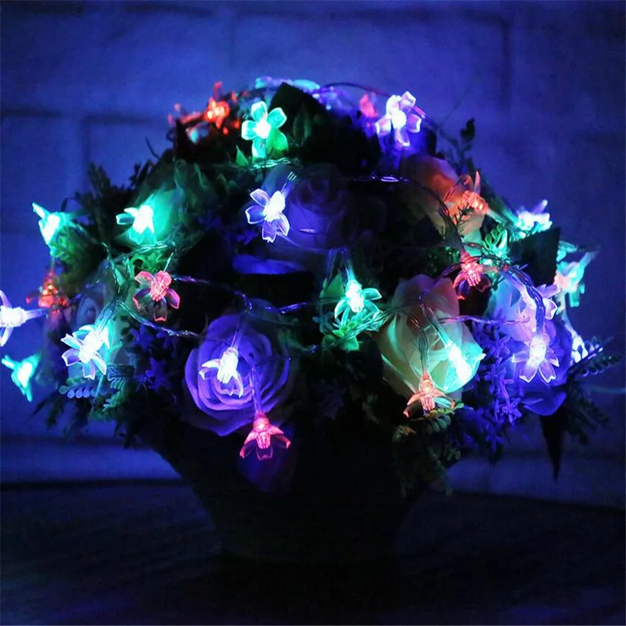 5M 28LEDs AC220V waterproof Multicolor Cherry blossom LED String lights Christmas Lights Holiday Wedding Party Decotation
5M 28LEDs AC220V waterproof Multicolor Cherry blossom LED String lights Christmas Lights Holiday Wedding Party Decotation
