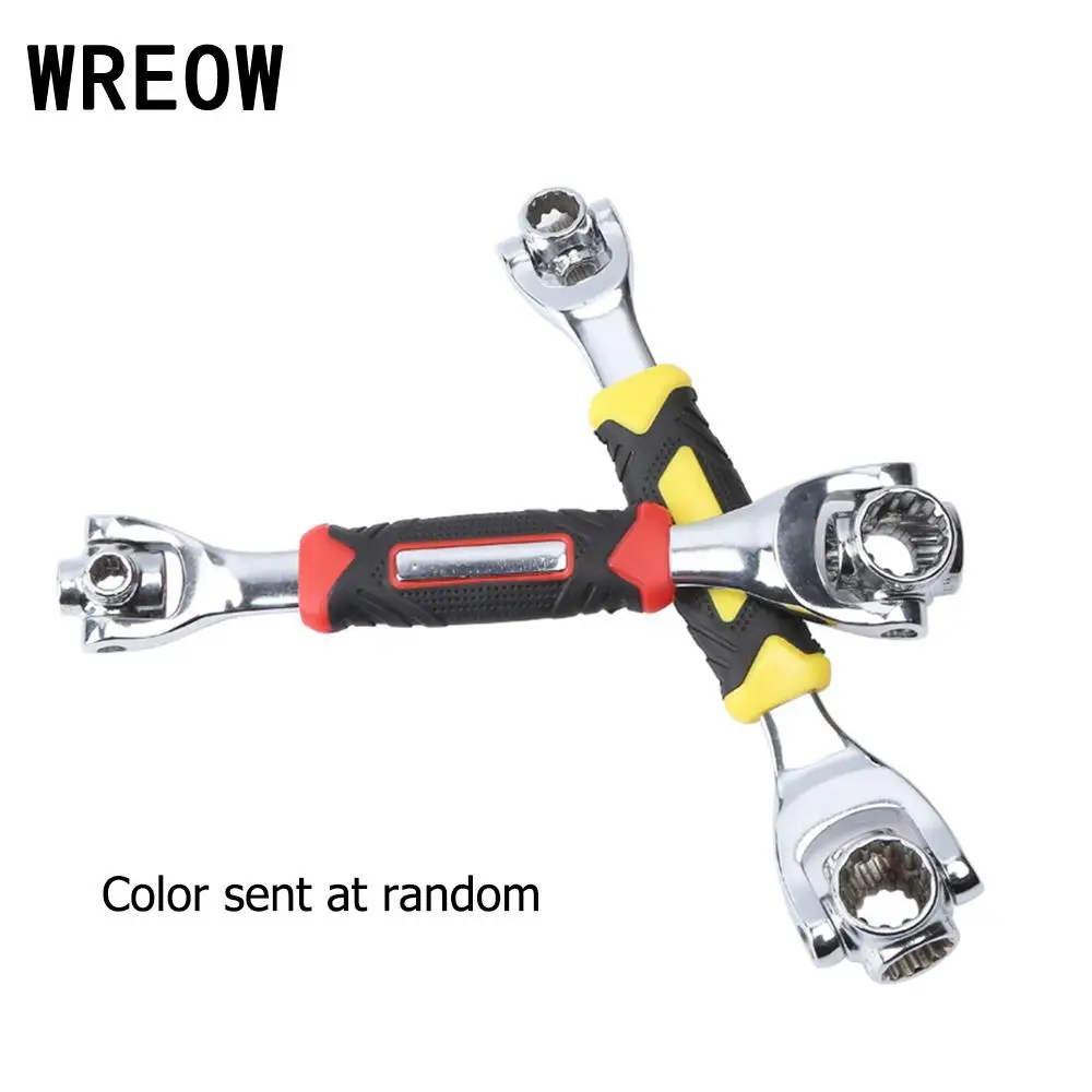 48 in1 360 Degree Rotation Socket Wrench Works With Spline Bolt Release Single-end wrench Hand Repairing Multifunction Tool
48 in1 360 Degree Rotation Socket Wrench Works With Spline Bolt Release Single-end wrench Hand Repairing Multifunction Tool