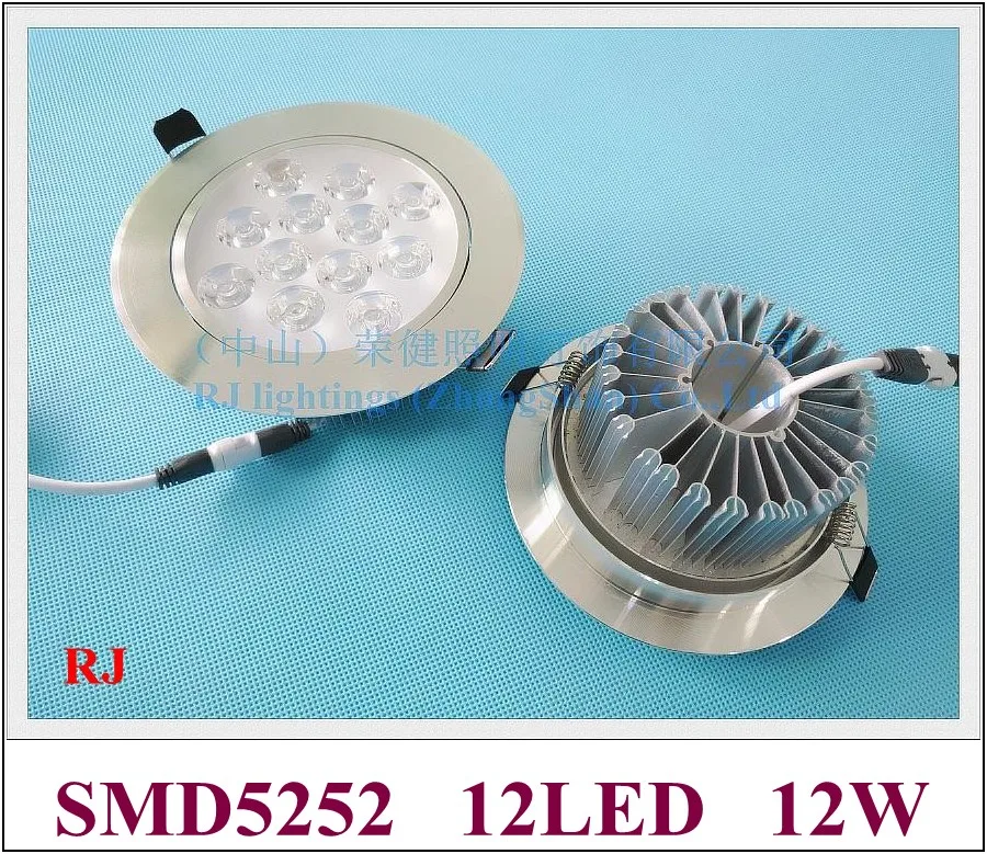 RONGJIAN(RJ) LED ceiling downlight 12W 1300lm SMD5252 12led LED down lamp light 110lm/W/led AC85V-265V for US and Asian country
RONGJIAN(RJ) LED ceiling downlight 12W 1300lm SMD5252 12led LED down lamp light 110lm/W/led AC85V-265V for US and Asian country