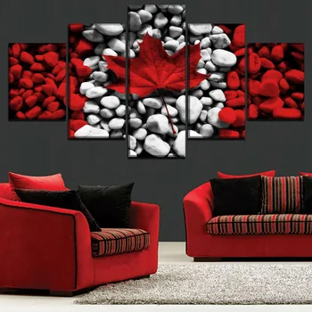 Canvas HD Printed 5 Pieces Artistic Stone And Maple Leaf Composition Canada Flag Painting Modern Art For Living Room Framework
Canvas HD Printed 5 Pieces Artistic Stone And Maple Leaf Composition Canada Flag Painting Modern Art For Living Room Framework