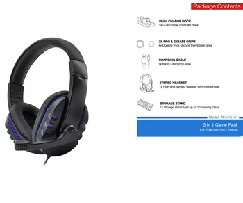 Game console headset PS4 Slim P4 pro set Gaming Headset Handle Charger Game Disc Storage Rack Charging Cable Handle Joystick cap
Game console headset PS4 Slim P4 pro set Gaming Headset Handle Charger Game Disc Storage Rack Charging Cable Handle Joystick cap