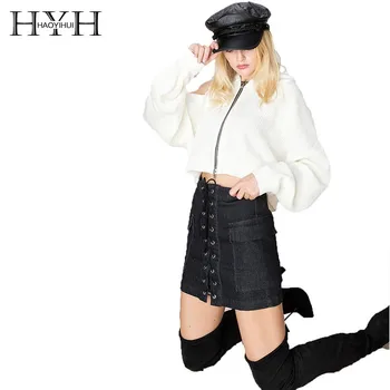 HYH Haoyihui 2019 Fashion Leisure Sweet Simple Commuter Witty Coat Solid Ladies Casual Fit New Arrivals Bodycon Black Sweaters
HYH Haoyihui 2019 Fashion Leisure Sweet Simple Commuter Witty Coat Solid Ladies Casual Fit New Arrivals Bodycon Black Sweaters