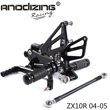 Full CNC Aluminum Motorcycle Adjustable Rearsets Rear Sets Foot Pegs Footpegs For KAWASAKI ZX10R ZX-10R ZX 10R 2004-2005
Full CNC Aluminum Motorcycle Adjustable Rearsets Rear Sets Foot Pegs Footpegs For KAWASAKI ZX10R ZX-10R ZX 10R 2004-2005