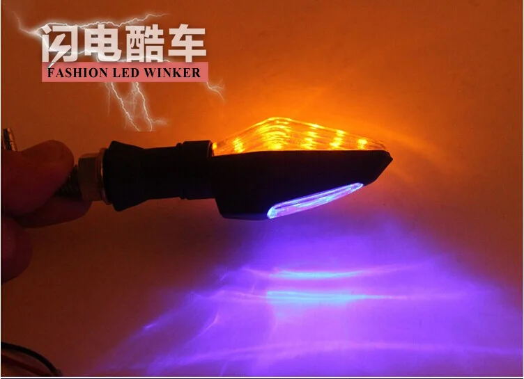 1 pair Double color LED Turn Signal Indicators Winker Lights Flasher lamp Universal for 12V Motorcycle Easy to install
1 pair Double color LED Turn Signal Indicators Winker Lights Flasher lamp Universal for 12V Motorcycle Easy to install
