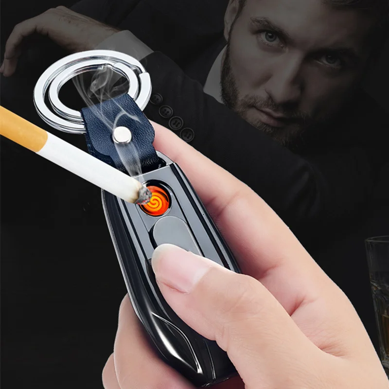 Men Multifunctional Key Ring USB Cigarette Lighter With Floodlight Electronic Rechargeable Lighter With LED Light Men Key Chain
Men Multifunctional Key Ring USB Cigarette Lighter With Floodlight Electronic Rechargeable Lighter With LED Light Men Key Chain