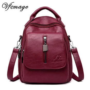 Vfemage Luxury Backpack Women Hand Bag High Quality Teenager Girl School Bag Female Leather Backpack Ladies Anti Theft Mochila 
Vfemage Luxury Backpack Women Hand Bag High Quality Teenager Girl School Bag Female Leather Backpack Ladies Anti Theft Mochila