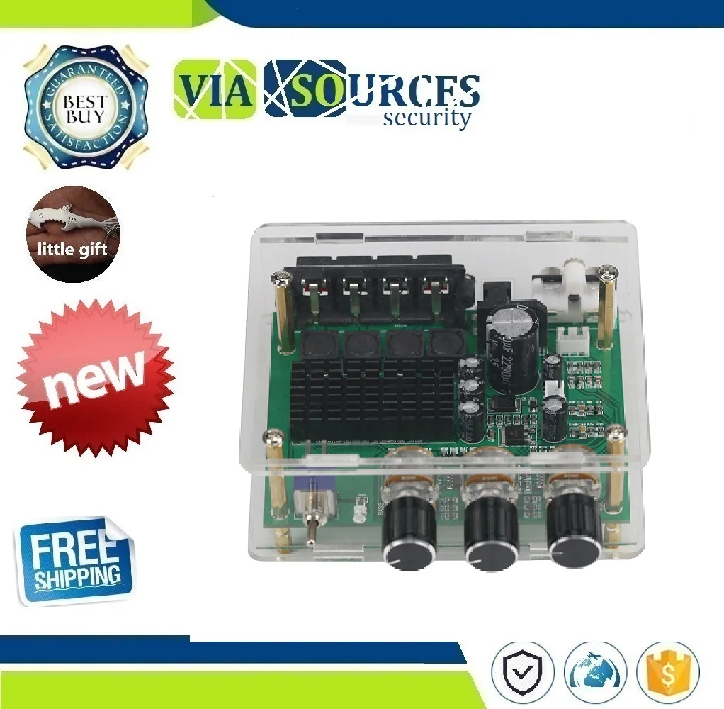 GHXAMP TPA3116D2 80W*2 Stereo Amplifier Audio Board TPA3116 Digital Amplifier Sound Preamplifier Tone High Power DC12-24V 1PC
GHXAMP TPA3116D2 80W*2 Stereo Amplifier Audio Board TPA3116 Digital Amplifier Sound Preamplifier Tone High Power DC12-24V 1PC