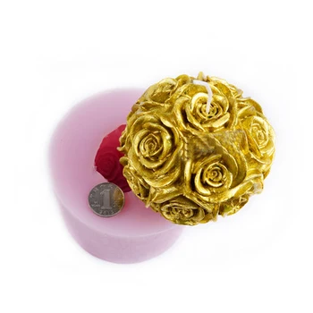 3D Large Rose Ball Chocolate Cake Mold Flower Candle Silicone Handmade Soap Resin Clay Cake Tools Moulds PRZY 001 Silica Gel
3D Large Rose Ball Chocolate Cake Mold Flower Candle Silicone Handmade Soap Resin Clay Cake Tools Moulds PRZY 001 Silica Gel
