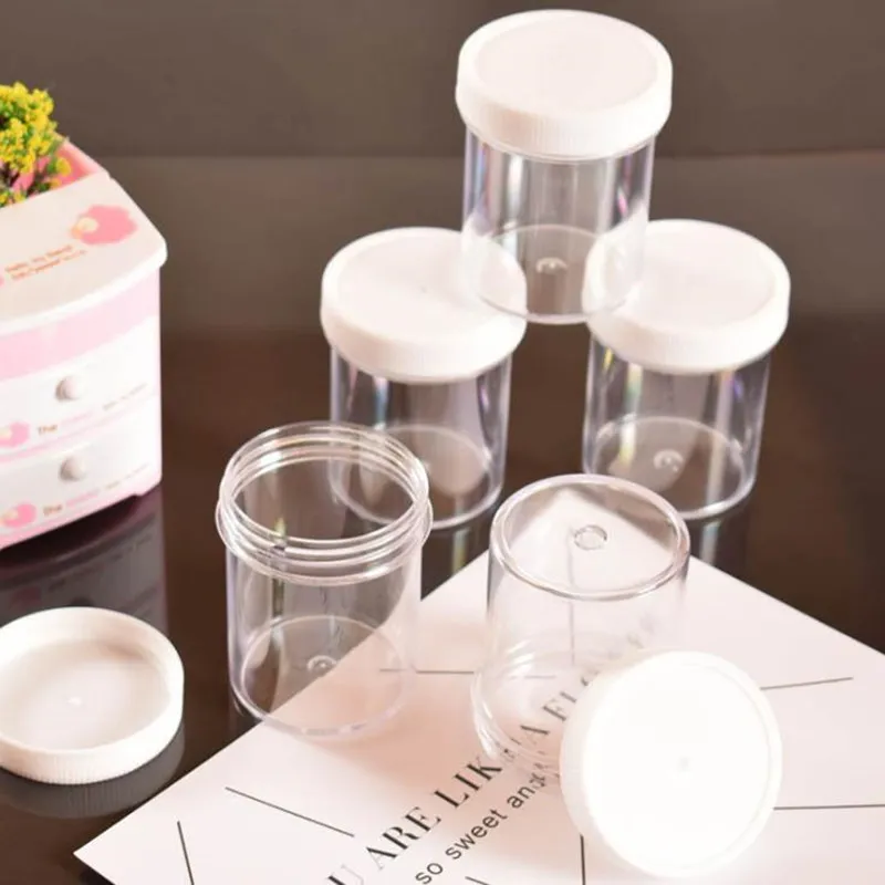 120ml Plastic Cosmetic Mask Cream Jars Transparent Food Storage Containers Refillable Clear Bottles F20173736
120ml Plastic Cosmetic Mask Cream Jars Transparent Food Storage Containers Refillable Clear Bottles F20173736