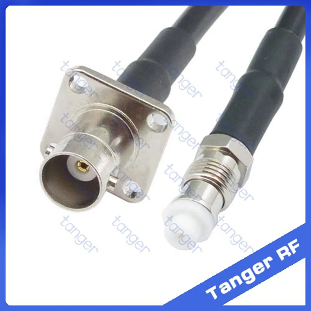 Hot selling FME female jack to BNC female jack 4four hole panel RF RG58 Pigtail Jumper Coaxial Cable 20inch 50cm High Quality
Hot selling FME female jack to BNC female jack 4four hole panel RF RG58 Pigtail Jumper Coaxial Cable 20inch 50cm High Quality