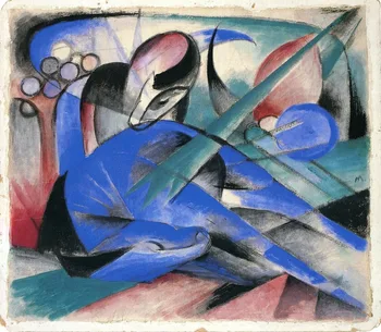 High quality Oil painting Canvas Reproductions Horse Asleep 1913 By Franz Marc hand painted
High quality Oil painting Canvas Reproductions Horse Asleep 1913 By Franz Marc hand painted