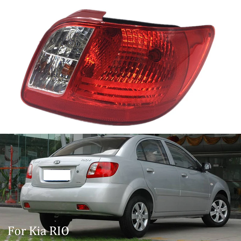 MZORANGE Rear Tail Light Assembly Rear Brake Light Stoplight Reversing Lamp For Kia RIO