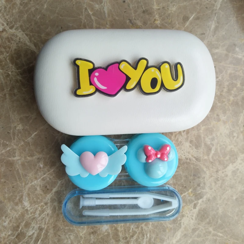 LIUSVENTINA 2018 New DIY Resin Cute Flying Love Bowknot Handmade Contact Lens Case Box Container for Color Lenses Random Color
LIUSVENTINA 2018 New DIY Resin Cute Flying Love Bowknot Handmade Contact Lens Case Box Container for Color Lenses Random Color