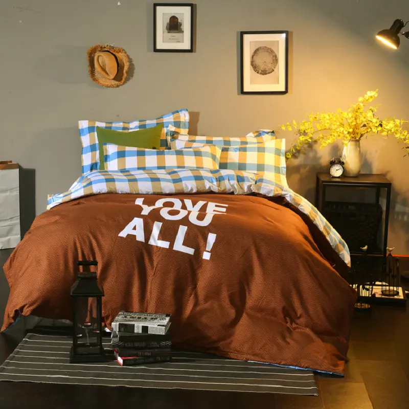 Simple European Dark Color Solid Color Home Textile 4 Pcs Queen Size Bedding Set Bed Set Brief Duvet Cover Bed Sheet Pillowcase
Simple European Dark Color Solid Color Home Textile 4 Pcs Queen Size Bedding Set Bed Set Brief Duvet Cover Bed Sheet Pillowcase