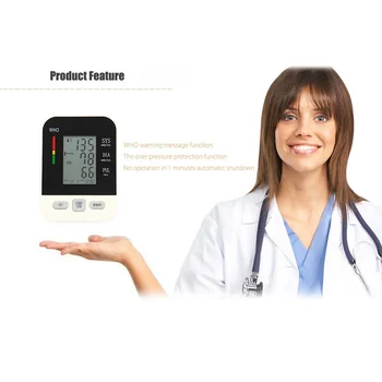 Automatic Digital Arm Sphygmomanometer BP Sphygmomanometer For Measuring Arterial Pressure Pressure Gauge Blood Pressure Meter
Automatic Digital Arm Sphygmomanometer BP Sphygmomanometer For Measuring Arterial Pressure Pressure Gauge Blood Pressure Meter