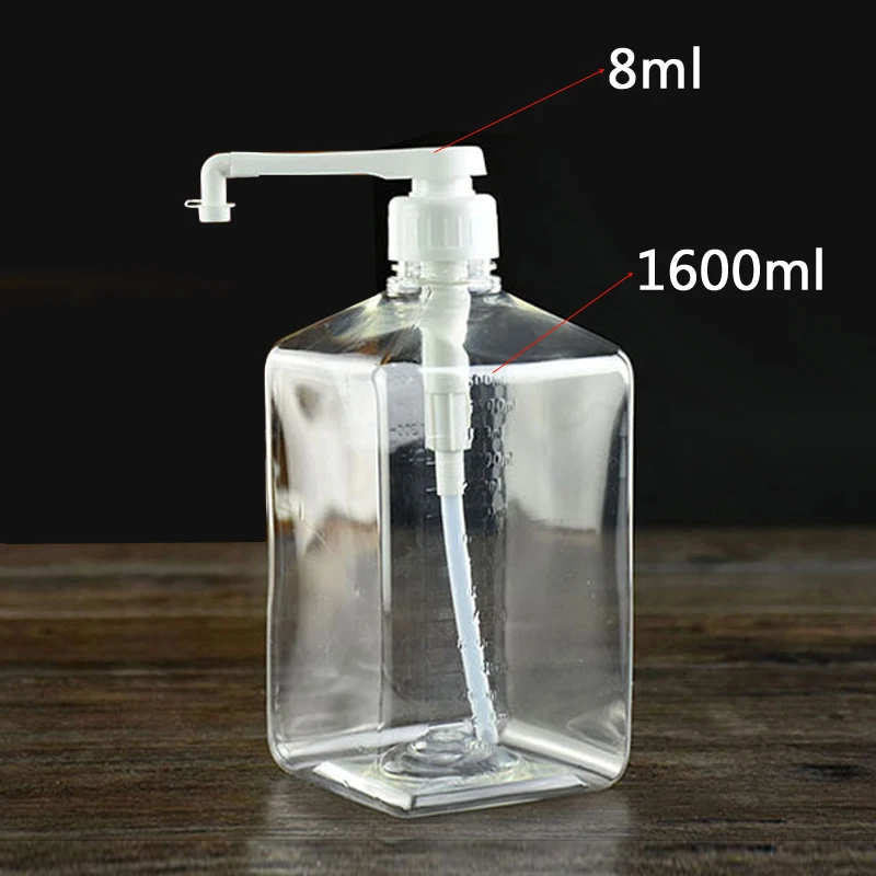 Plastic Manually Hydraulic Pump Liquids High-Pressure Nozzle Head Syrup Dedicated Pump 8ml Plastic Pressure Nozzle Bottle 1600ml
Plastic Manually Hydraulic Pump Liquids High-Pressure Nozzle Head Syrup Dedicated Pump 8ml Plastic Pressure Nozzle Bottle 1600ml