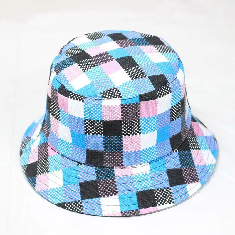 SUOGRY Bucket Hat Summer Hats For Women Men Sunshade Double sided Plaid Pattern Mens Panama Fishing Hat Lady Fisherman Cap
SUOGRY Bucket Hat Summer Hats For Women Men Sunshade Double sided Plaid Pattern Mens Panama Fishing Hat Lady Fisherman Cap
